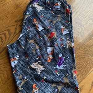 Halloween Leggings‎ Dogs in Costume Print